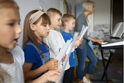 Kinder singen - Lions Club Hamburg St. Pauli